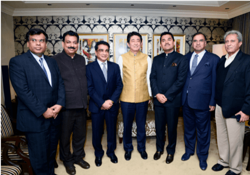 Hon Shinzo Abe met with IC board members and supporters during his state visit to India.